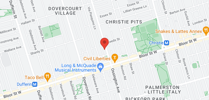 map of #B -792 OSSINGTON AVE